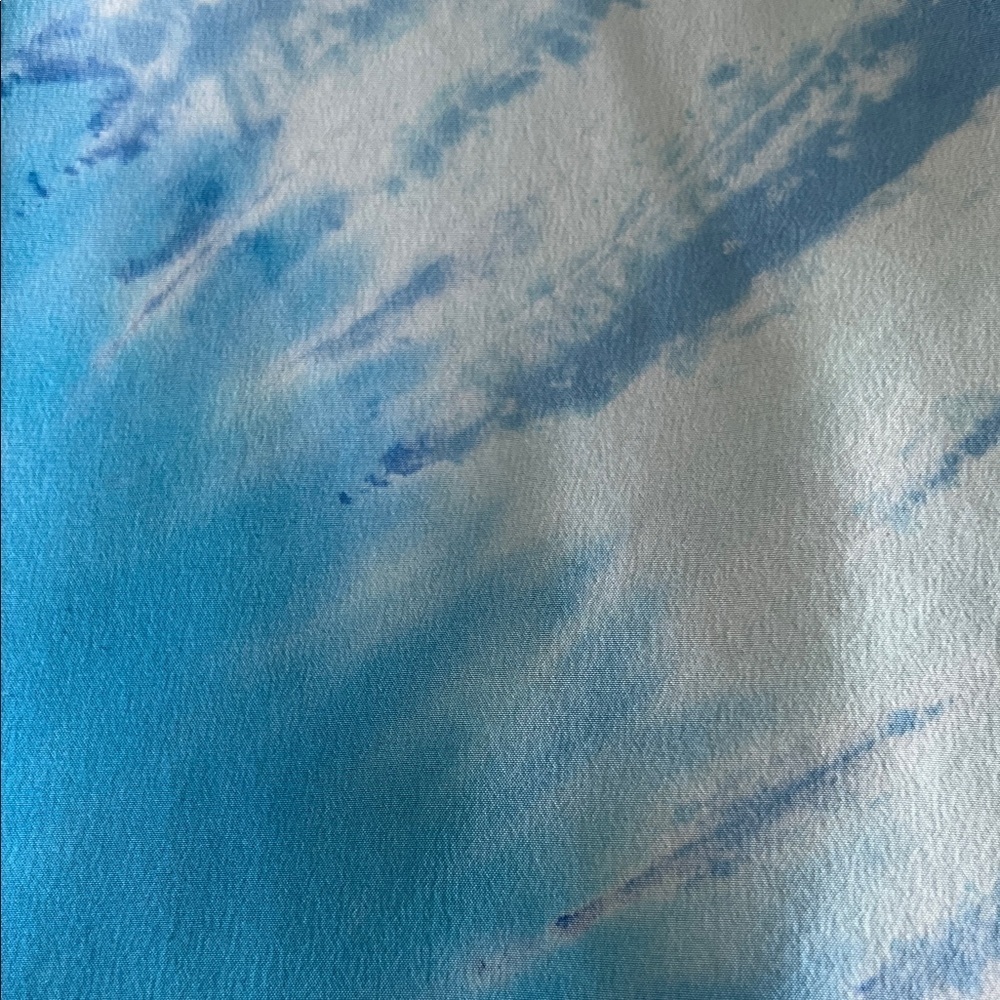 NWOT Gypsy 05 Sky Blue Silk Dress Size XS - Picture 4 of 9